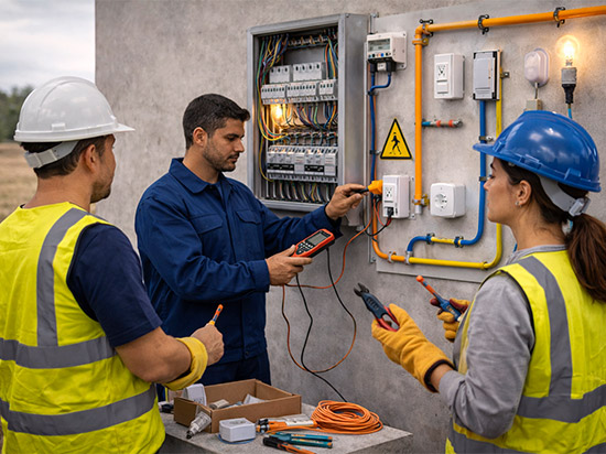 Electricidad básica y elementos instalaciones